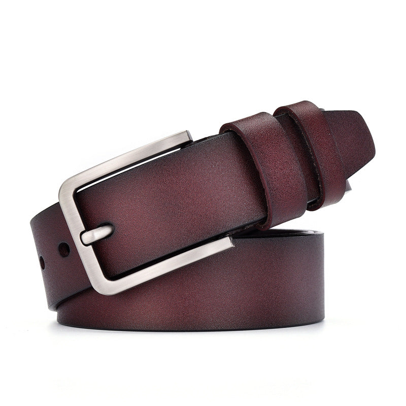 TOREVO Vintage Leather Belt — brown