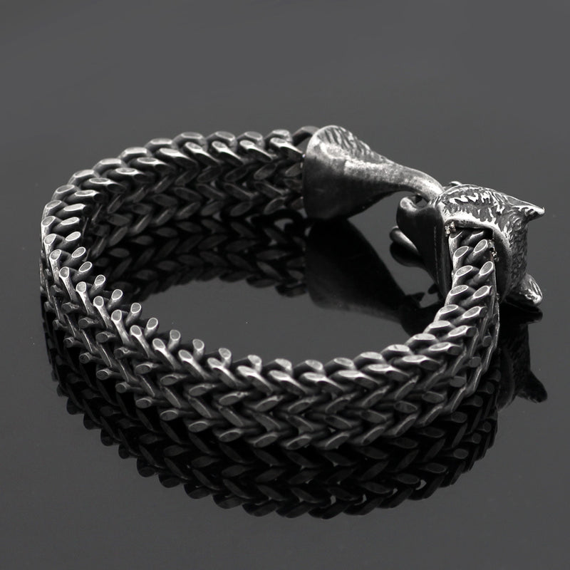 TOREVO Wolf Cuban Bracelet