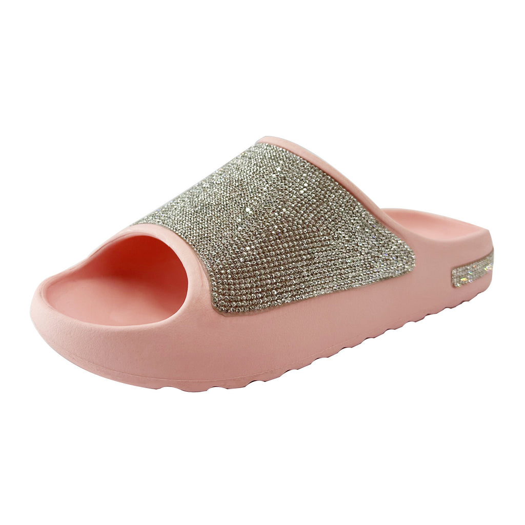 TOVERO - 2023 Women's Thick-Soled Diamond Slides Slippers