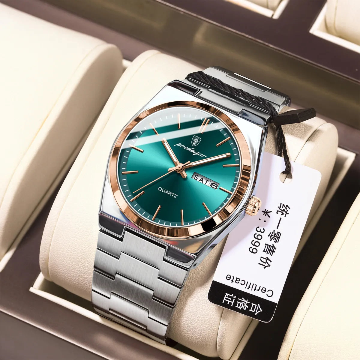 TOREVO Aria 38 — Ultra-Slim Quartz Watch