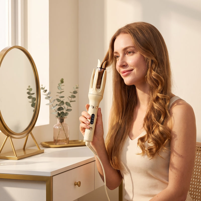 TOREVO Automatic Electric Hair Curler and Waver Iron