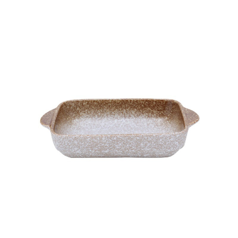TOREVO Creative Ceramic Baking Bowl for Microwave Use