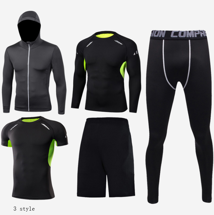 TOREVO Men's Fitness Outfit Set for Gym and Running