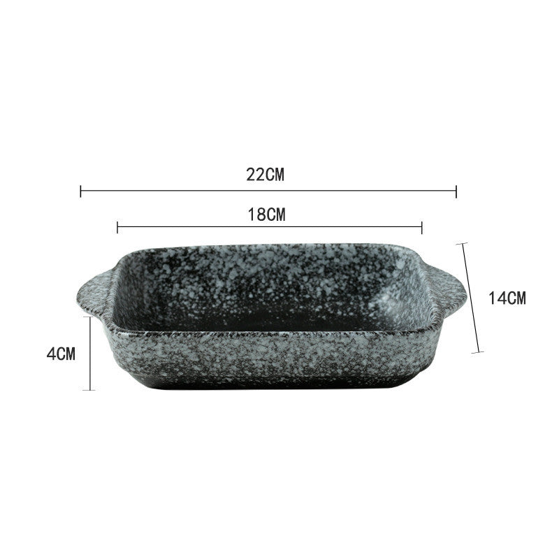 TOREVO Creative Ceramic Baking Bowl for Microwave Use