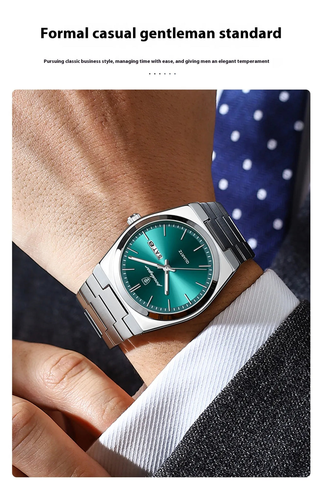TOREVO Aria 38 — Ultra-Slim Quartz Watch