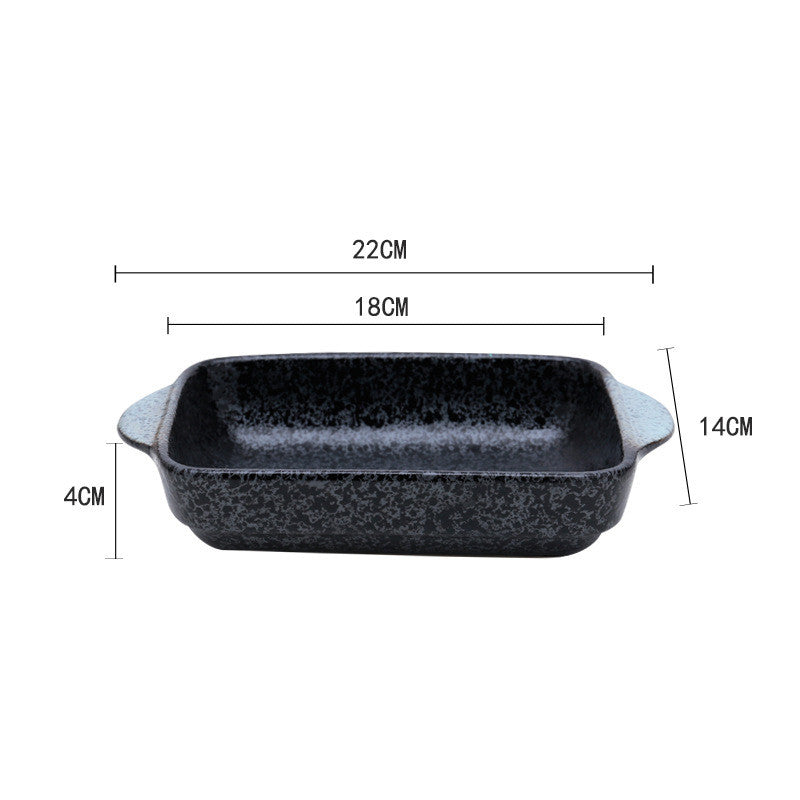 TOREVO Creative Ceramic Baking Bowl for Microwave Use