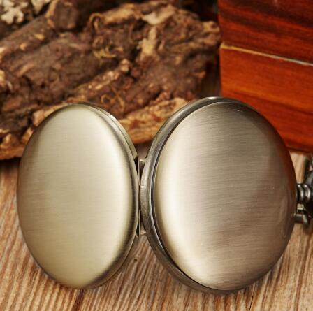 TOREVO Quartz Watch, Vintage Mechanical Watch, Bronze Pocket Watch