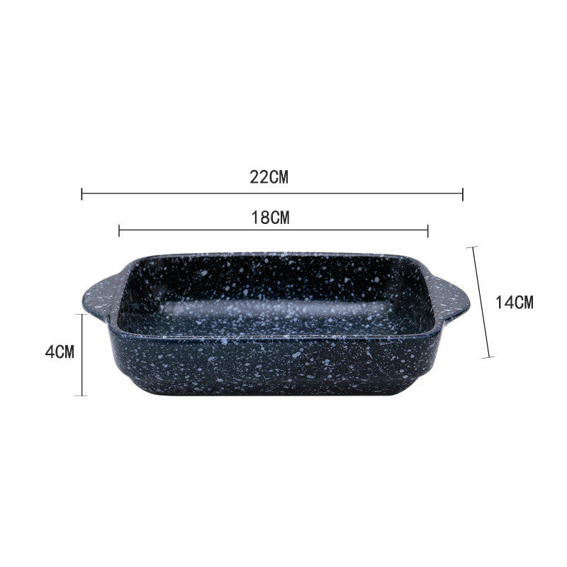 TOREVO Creative Ceramic Baking Bowl for Microwave Use