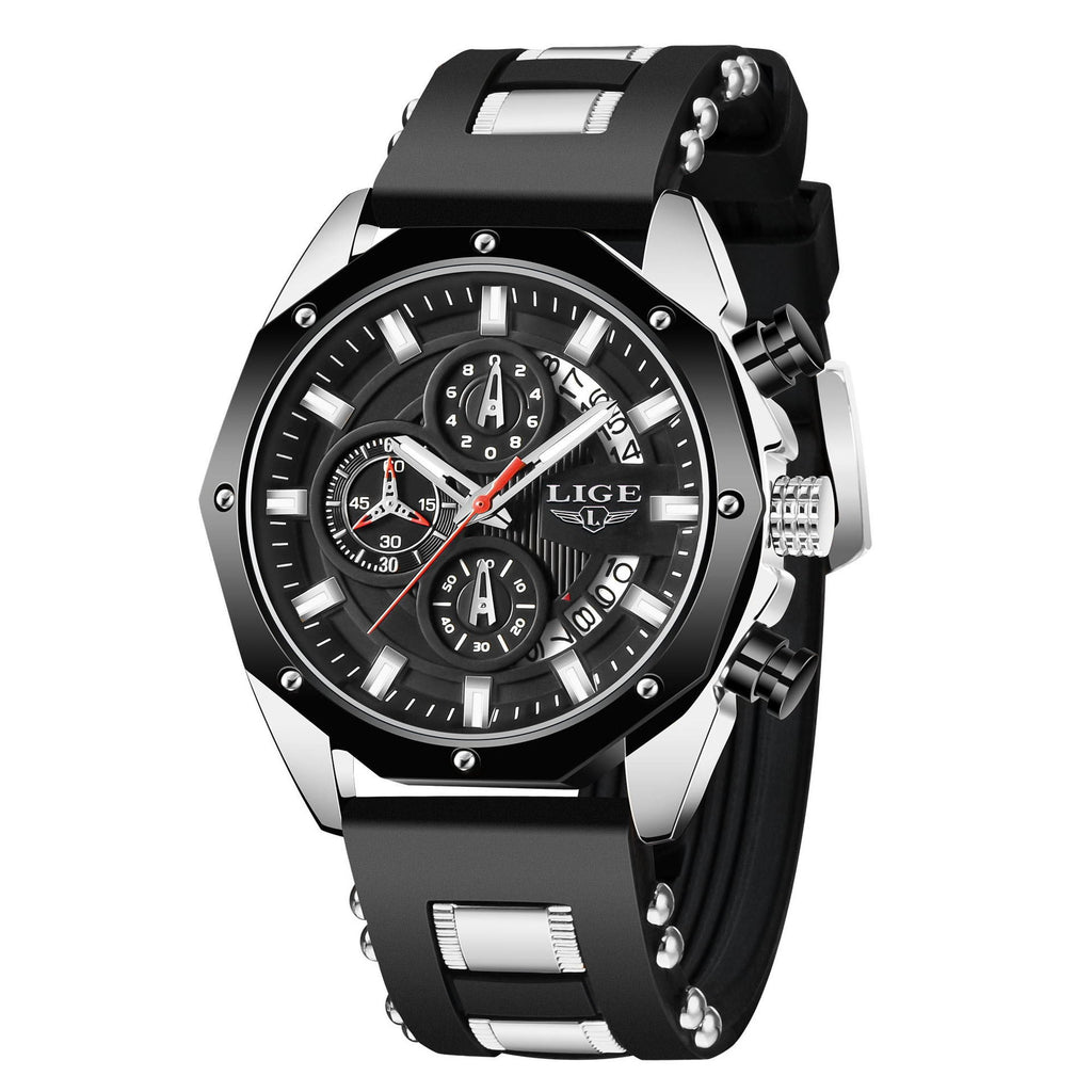 TOREVO Meridian Chronograph Watch — profile