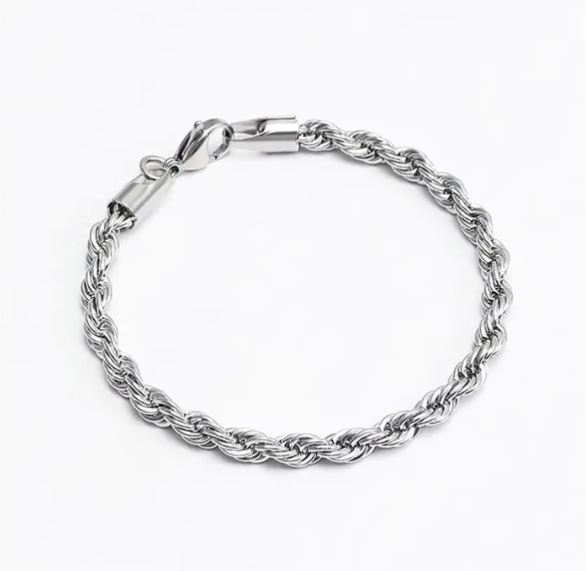 TOREVO Cuban Link Chain — Water-Resistant Titanium